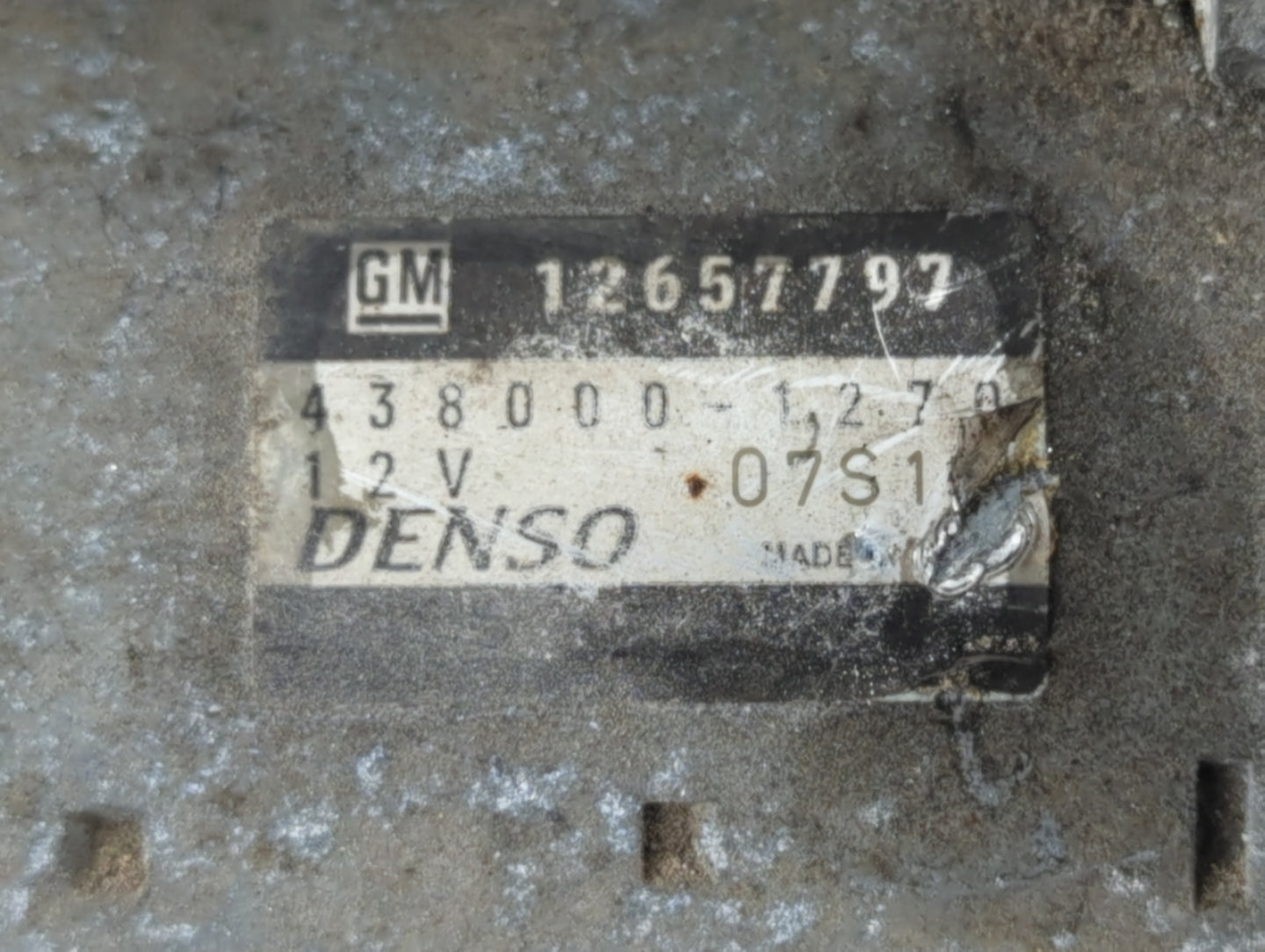 2014-2017 Buick Regal Car Starter Motor Solenoid OEM P/N:438000-1270 12657797 Fits OEM Used Auto Parts - Oemusedautoparts1.c