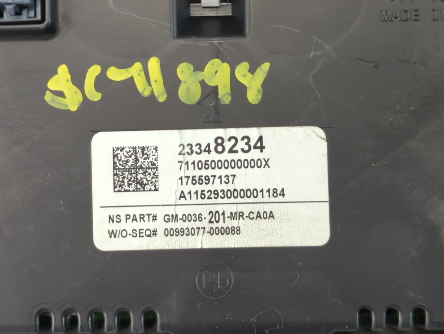 2016 Buick Regal Instrument Cluster Speedometer Gauges P/N:23348234 Fits OEM Used Auto Parts - Oemusedautoparts1.com