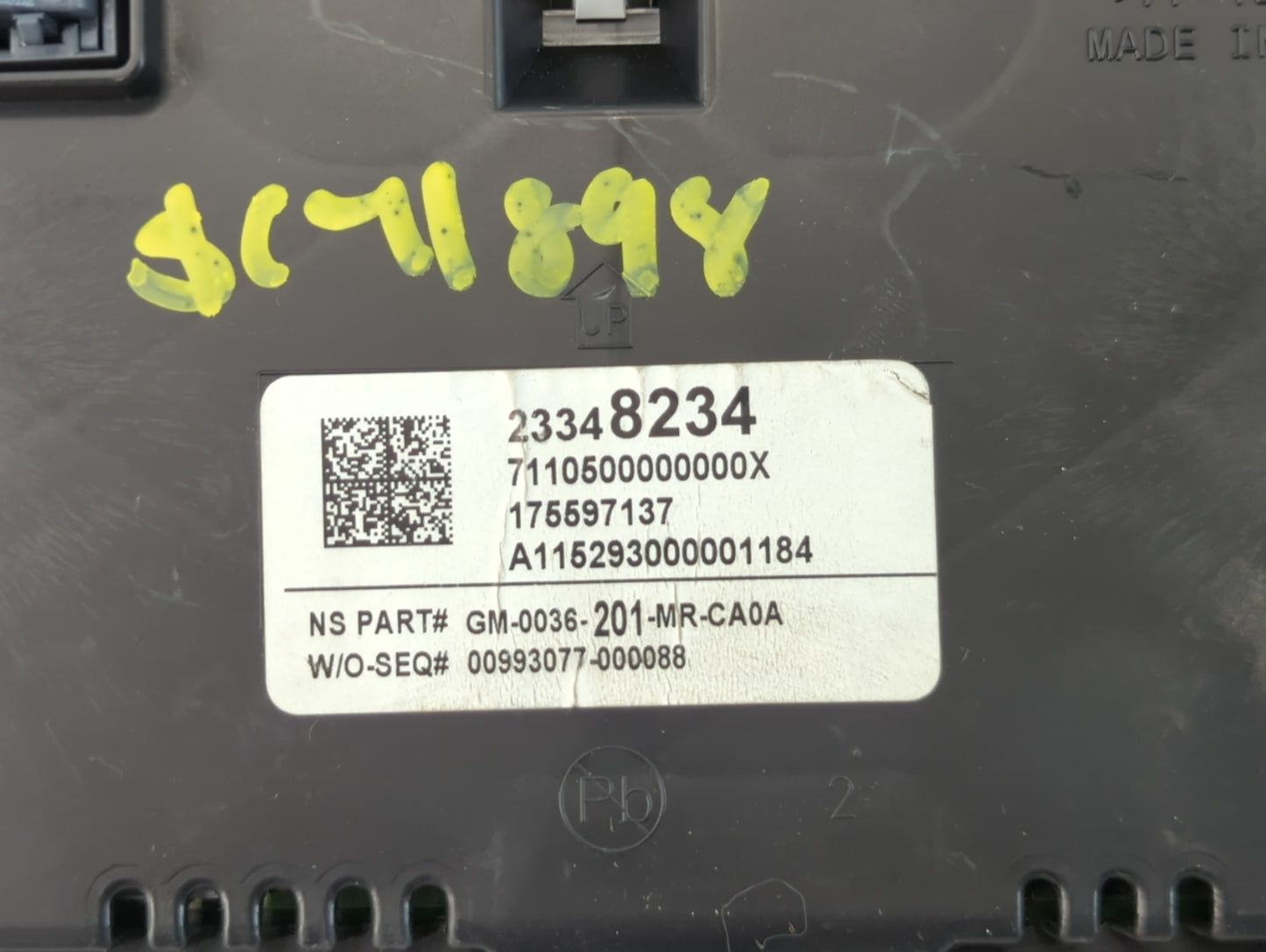 2016 Buick Regal Instrument Cluster Speedometer Gauges P/N:23348234 Fits OEM Used Auto Parts - Oemusedautoparts1.com