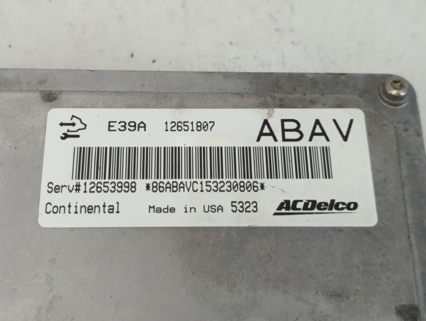 2013-2016 Buick Verano PCM Engine Control Computer ECU ECM PCU OEM P/N:12651807 E39A Fits Fits 2013 2014 2015 2016 OEM Used 