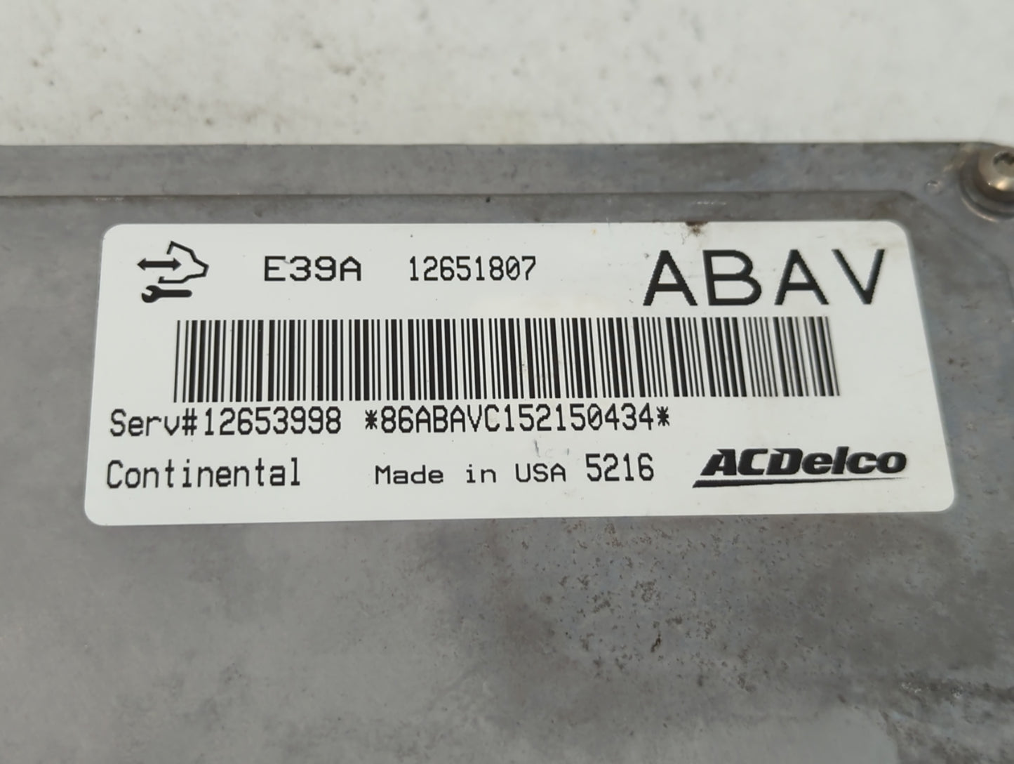 2013-2016 Buick Verano PCM Engine Control Computer ECU ECM PCU OEM P/N:12651807 Fits Fits 2013 2014 2015 2016 OEM Used Auto 