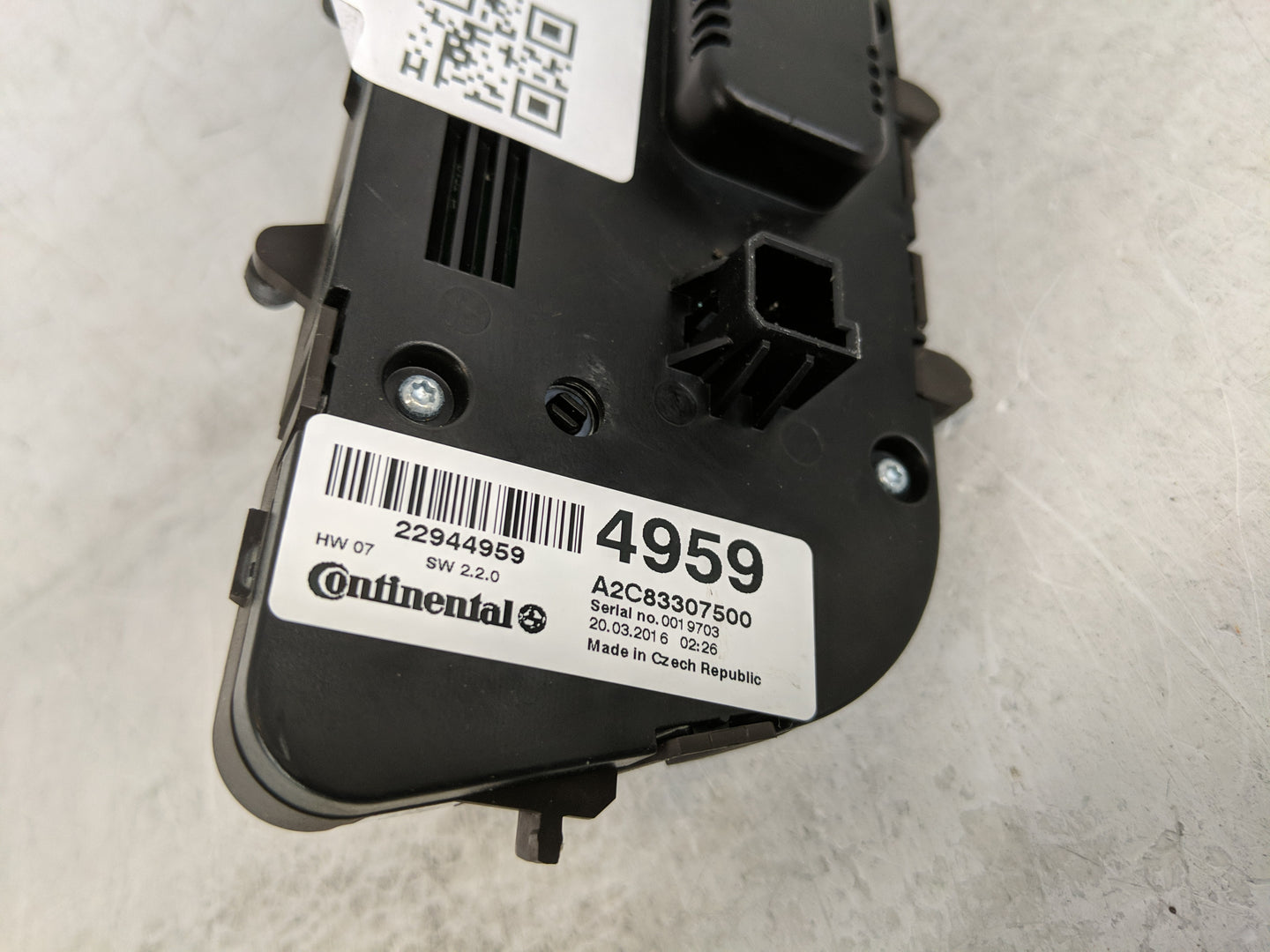 2012-2017 Buick Verano Climate Control Module Temperature AC/Heater Replacement P/N:22944959 Fits OEM Used Auto Parts - Oemu