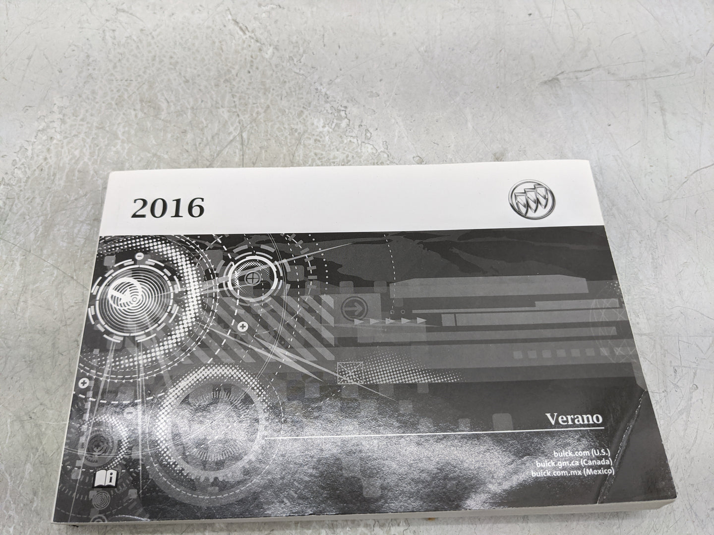 2016 Buick Verano Owners Manual Book Guide OEM Used Auto Parts - Oemusedautoparts1.com