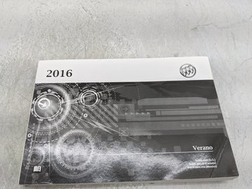 2016 Buick Verano Owners Manual Book Guide OEM Used Auto Parts - Oemusedautoparts1.com
