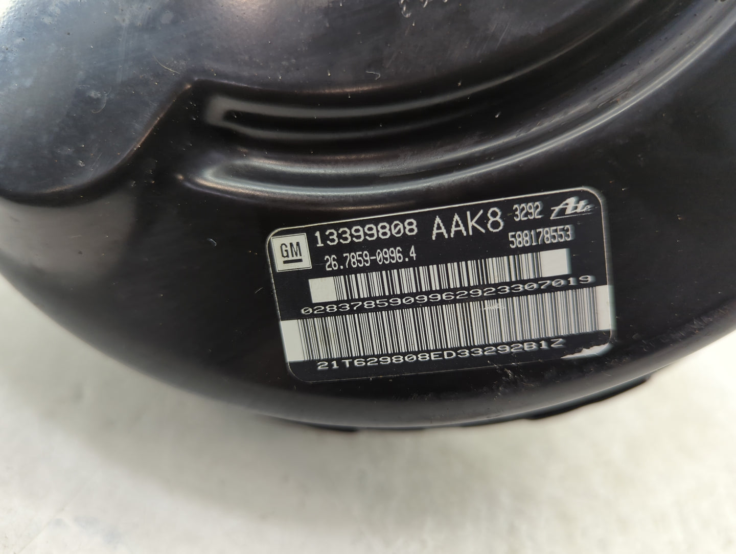 2012-2017 Buick Verano Power Brake Booster Oem - Oemusedautoparts1.com