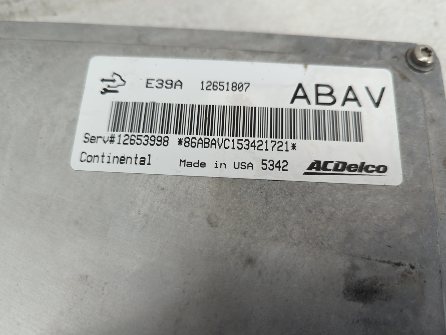 2013-2016 Buick Verano PCM Engine Control Computer ECU ECM PCU OEM P/N:12651807 12653998 Fits Fits 2013 2014 2015 2016 OEM U