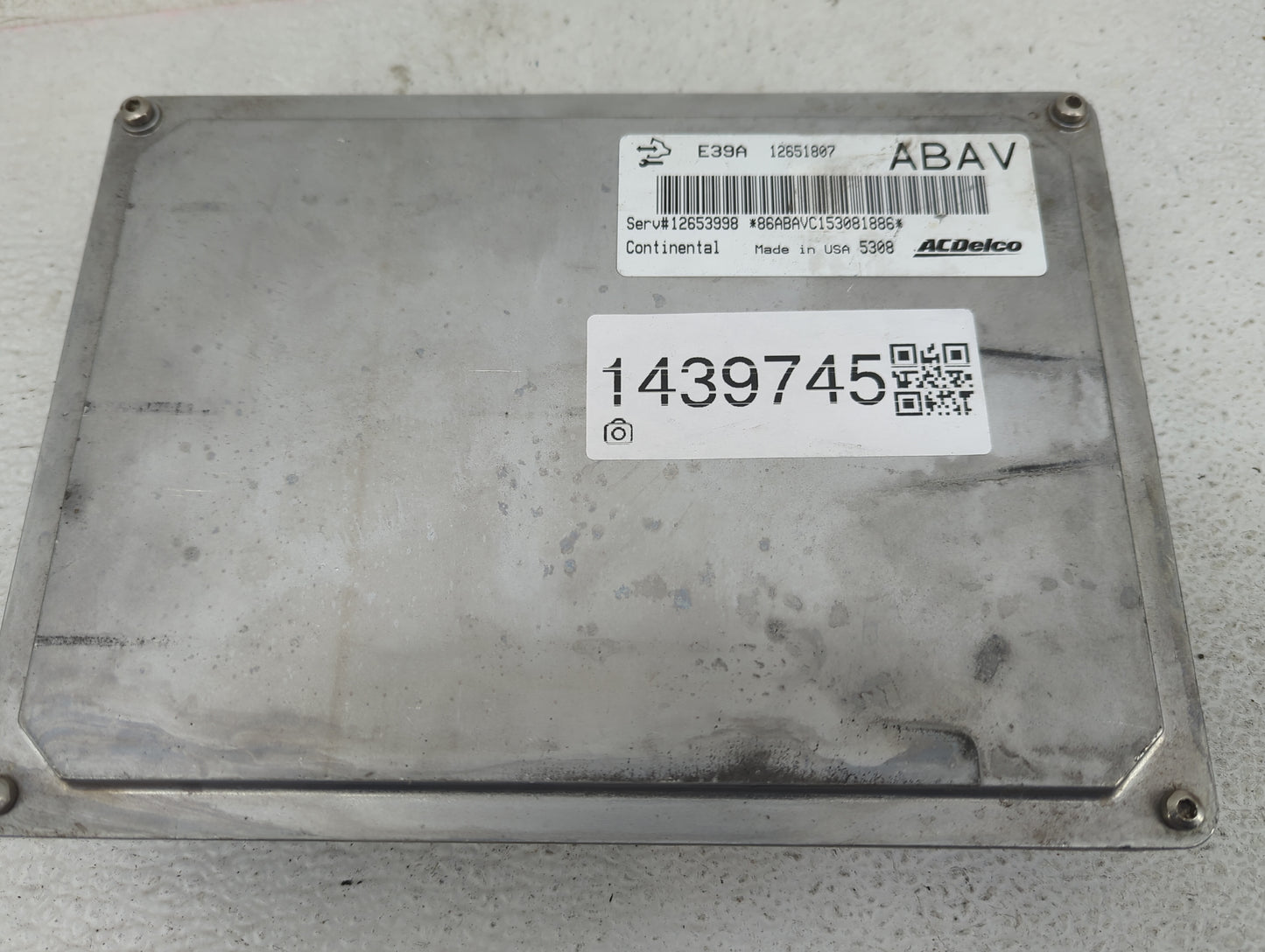 2013-2016 Buick Verano PCM Engine Control Computer ECU ECM PCU OEM P/N:12651807 12653998 Fits Fits 2013 2014 2015 2016 OEM U