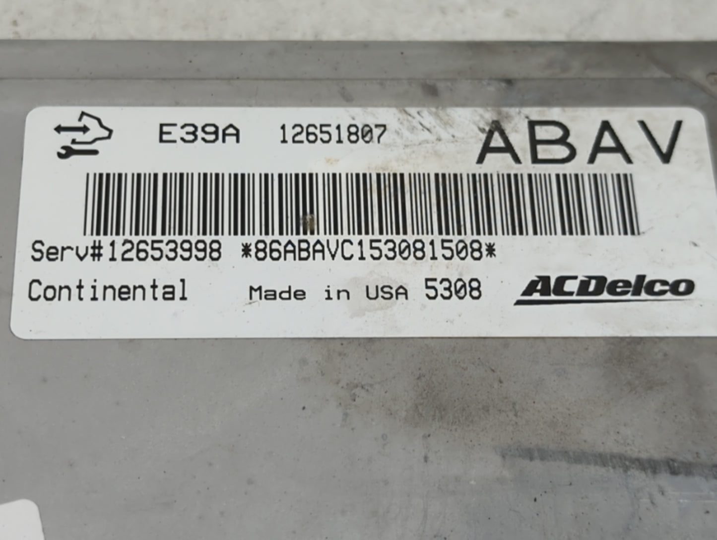 2013-2016 Buick Verano PCM Engine Control Computer ECU ECM PCU OEM P/N:12651807 12653998 Fits Fits 2013 2014 2015 2016 OEM U