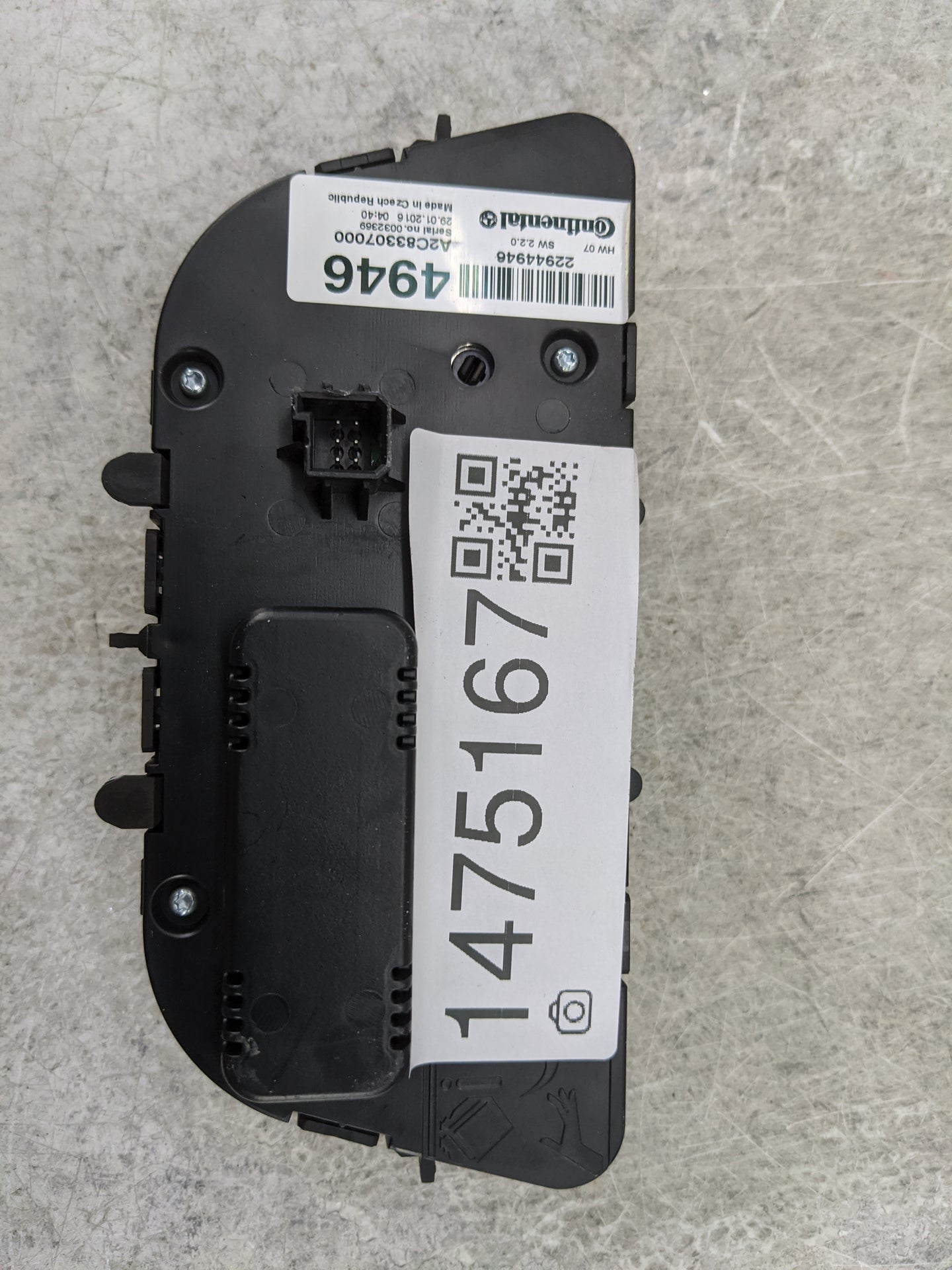 2012-2017 Buick Verano Climate Control Module Temperature AC/Heater Replacement P/N:22944946 A2C83307000 Fits OEM Used Auto 
