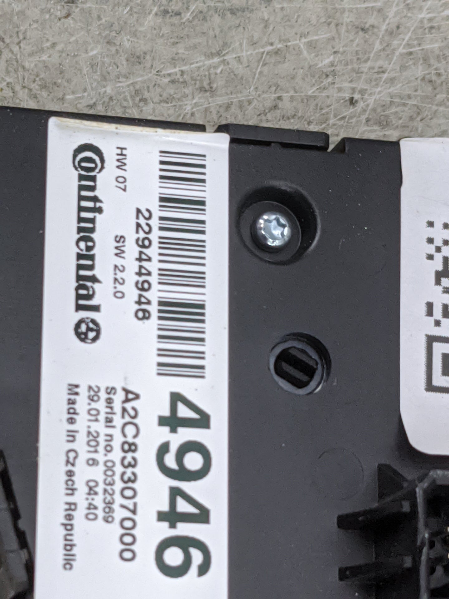 2012-2017 Buick Verano Climate Control Module Temperature AC/Heater Replacement P/N:22944946 A2C83307000 Fits OEM Used Auto 