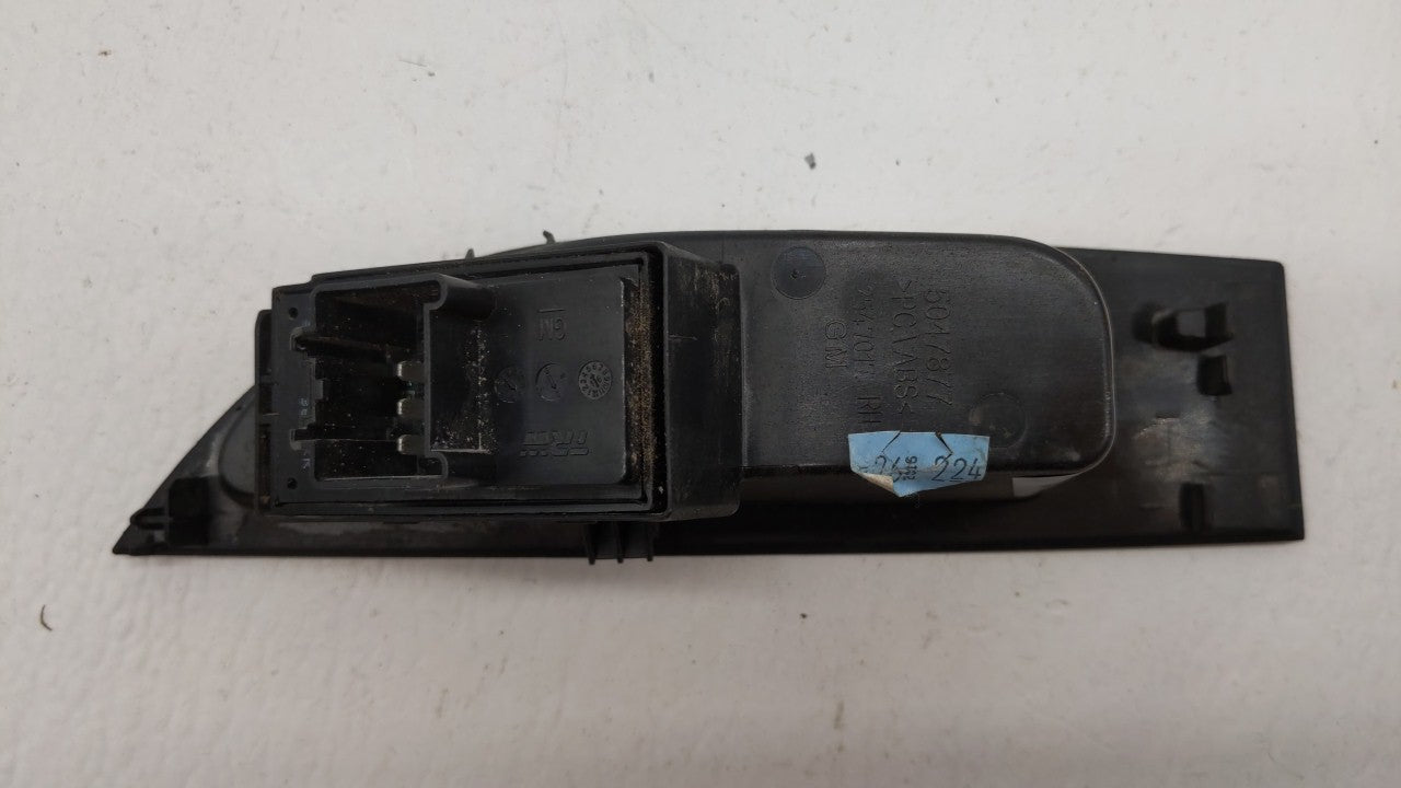 2016 Buick Verano Passenger Right Power Window Switch 2547017 - Oemusedautoparts1.com