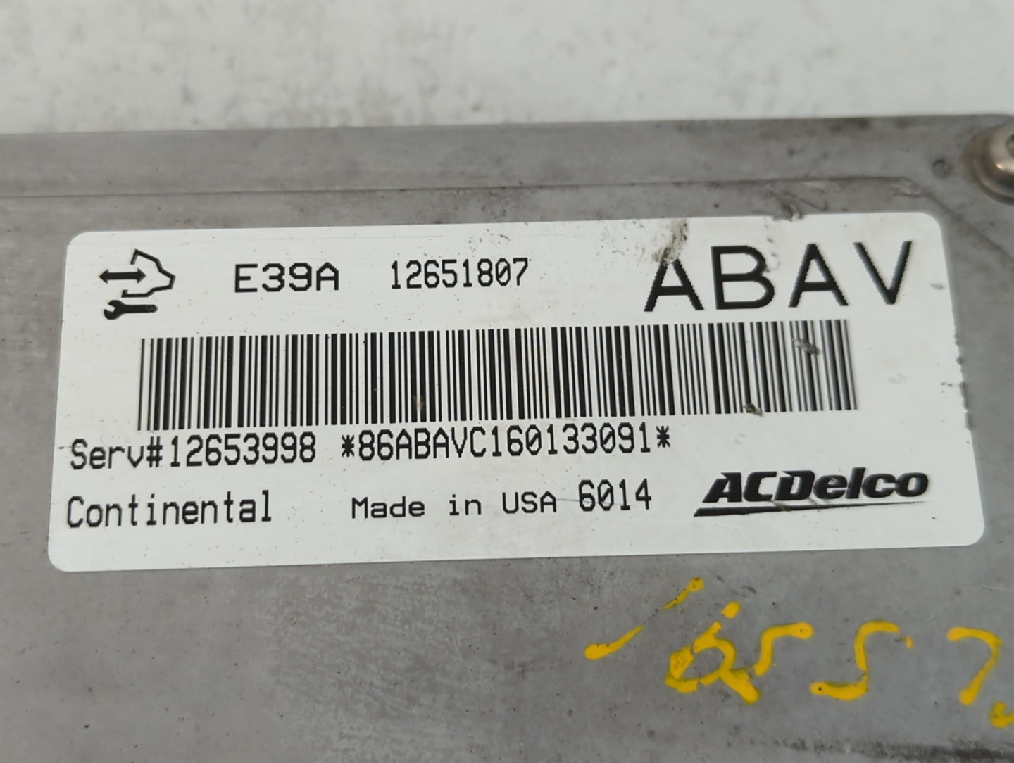 2013-2016 Buick Verano PCM Engine Control Computer ECU ECM PCU OEM P/N:12651807 12653998 Fits Fits 2013 2014 2015 2016 OEM U