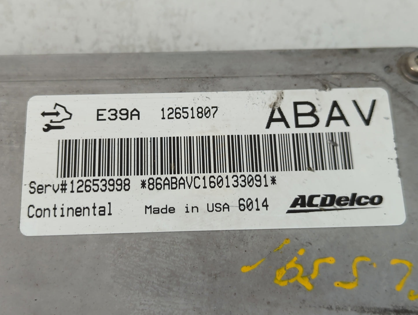 2013-2016 Buick Verano PCM Engine Control Computer ECU ECM PCU OEM P/N:12651807 12653998 Fits Fits 2013 2014 2015 2016 OEM U
