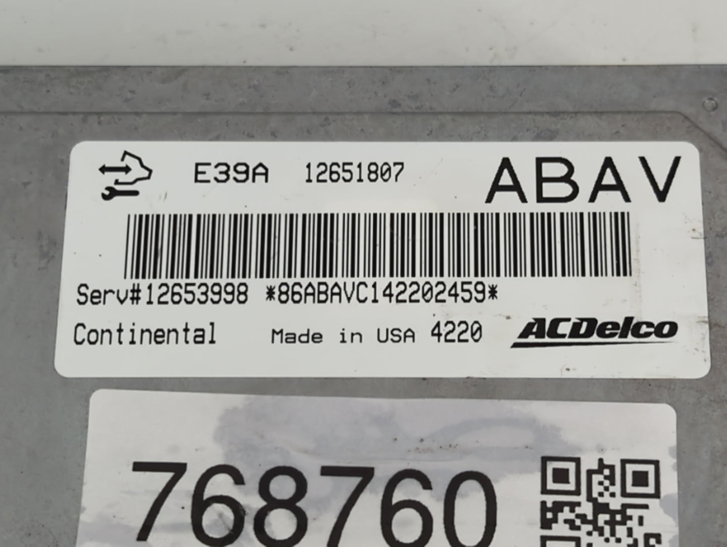 2013-2016 Buick Verano PCM Engine Control Computer ECU ECM PCU OEM P/N:12651807 12653998 Fits Fits 2013 2014 2015 2016 OEM U