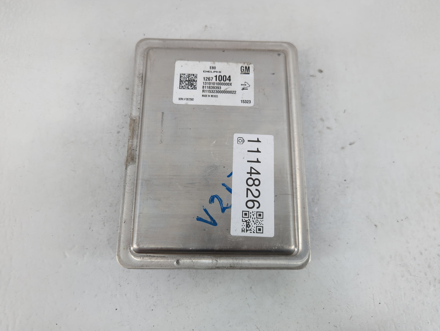 2016 Cadillac Ats PCM Engine Control Computer ECU ECM PCU OEM P/N:12671004 Fits Fits 2015 OEM Used Auto Parts - Oemusedautop