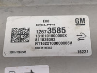 2016 Cadillac Ats PCM Engine Control Computer ECU ECM PCU OEM P/N:12673585 12672502 Fits 2015 OEM Used Auto Parts - Oemuseda