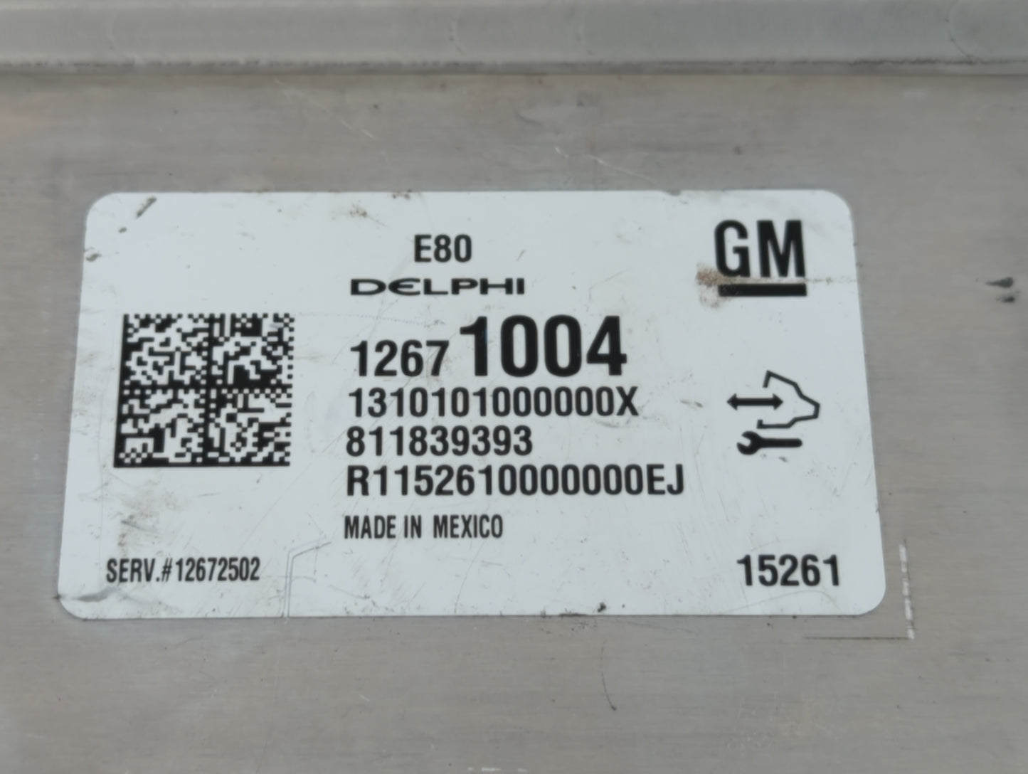 2014-2016 Cadillac Ats PCM Engine Control Computer ECU ECM PCU OEM P/N:12672502 12671004 Fits Fits 2014 2015 2016 OEM Used A