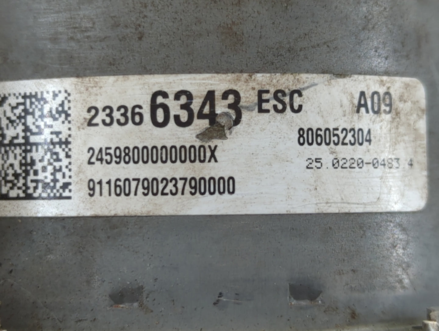 2014-2016 Cadillac Ats ABS Pump Control Module Replacement P/N:23366343 Fits Fits 2014 2015 2016 OEM Used Auto Parts - Oemus
