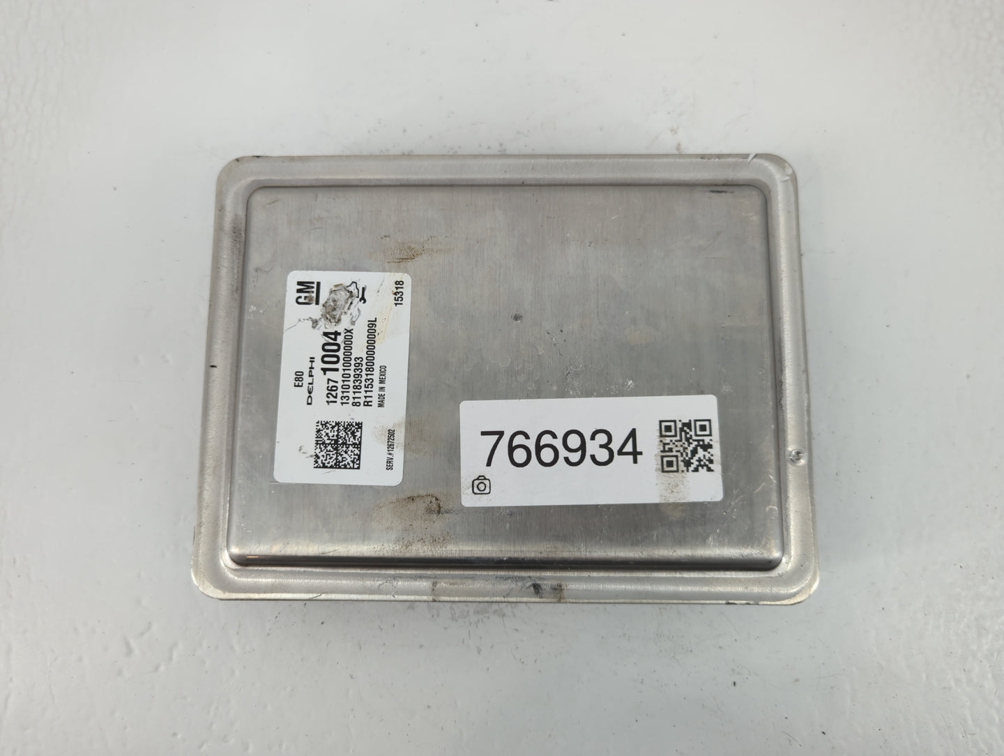 2016 Cadillac Ats PCM Engine Control Computer ECU ECM PCU OEM P/N:12671004 12671005 Fits Fits 2015 OEM Used Auto Parts - Oem