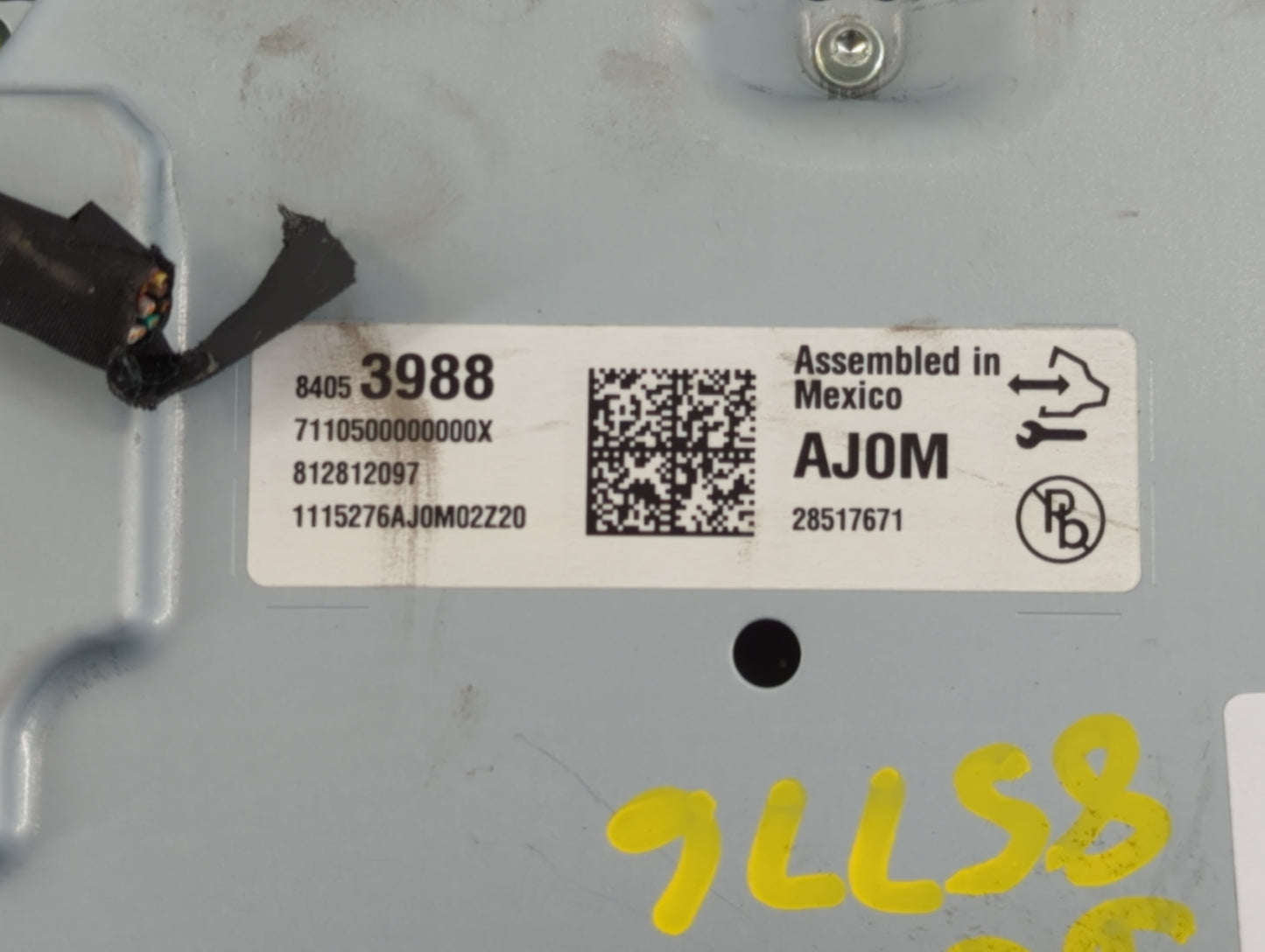 2016 Cadillac Ats Instrument Cluster Speedometer Gauges P/N:84053988 Fits OEM Used Auto Parts - Oemusedautoparts1.com