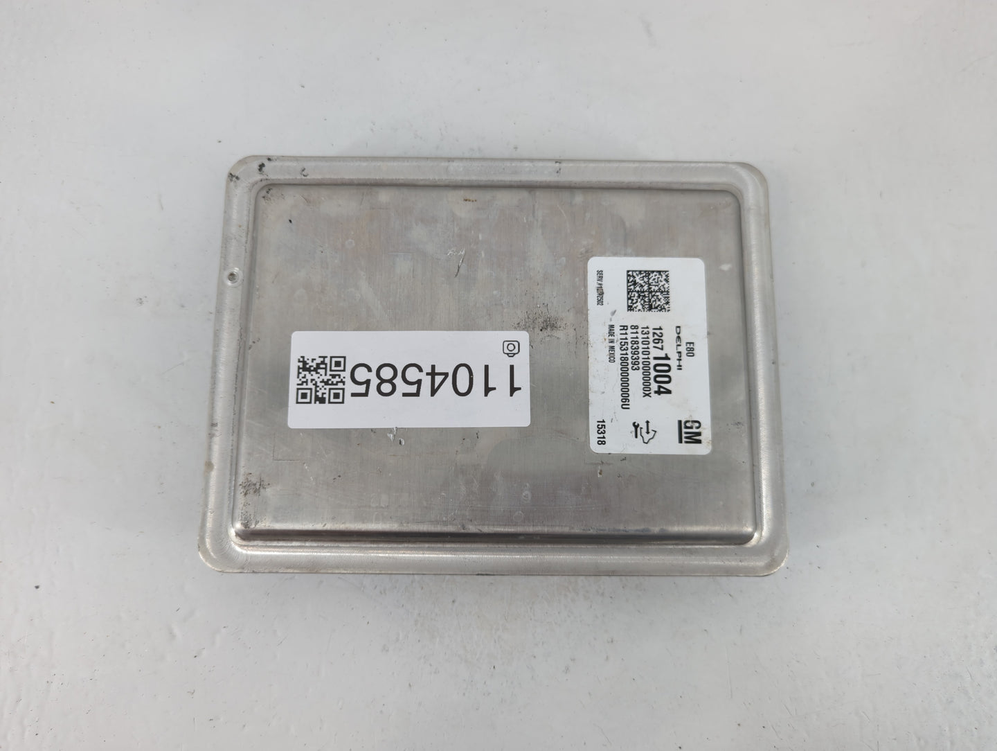 2016 Cadillac Cts PCM Engine Control Computer ECU ECM PCU OEM P/N:12671004 Fits Fits 2015 OEM Used Auto Parts - Oemusedautop