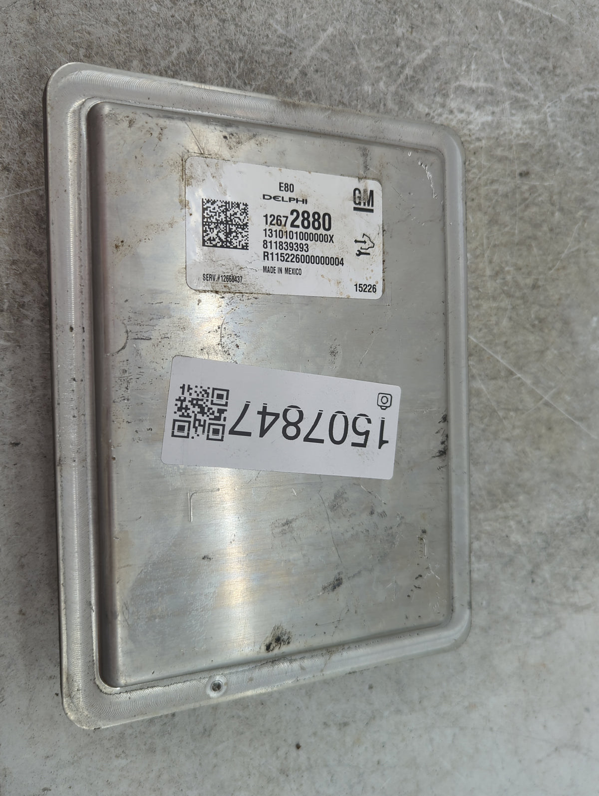 2016 Cadillac Cts PCM Engine Control Computer ECU ECM PCU OEM P/N:12672880 12660437 Fits 2015 OEM Used Auto Parts - Oemuseda
