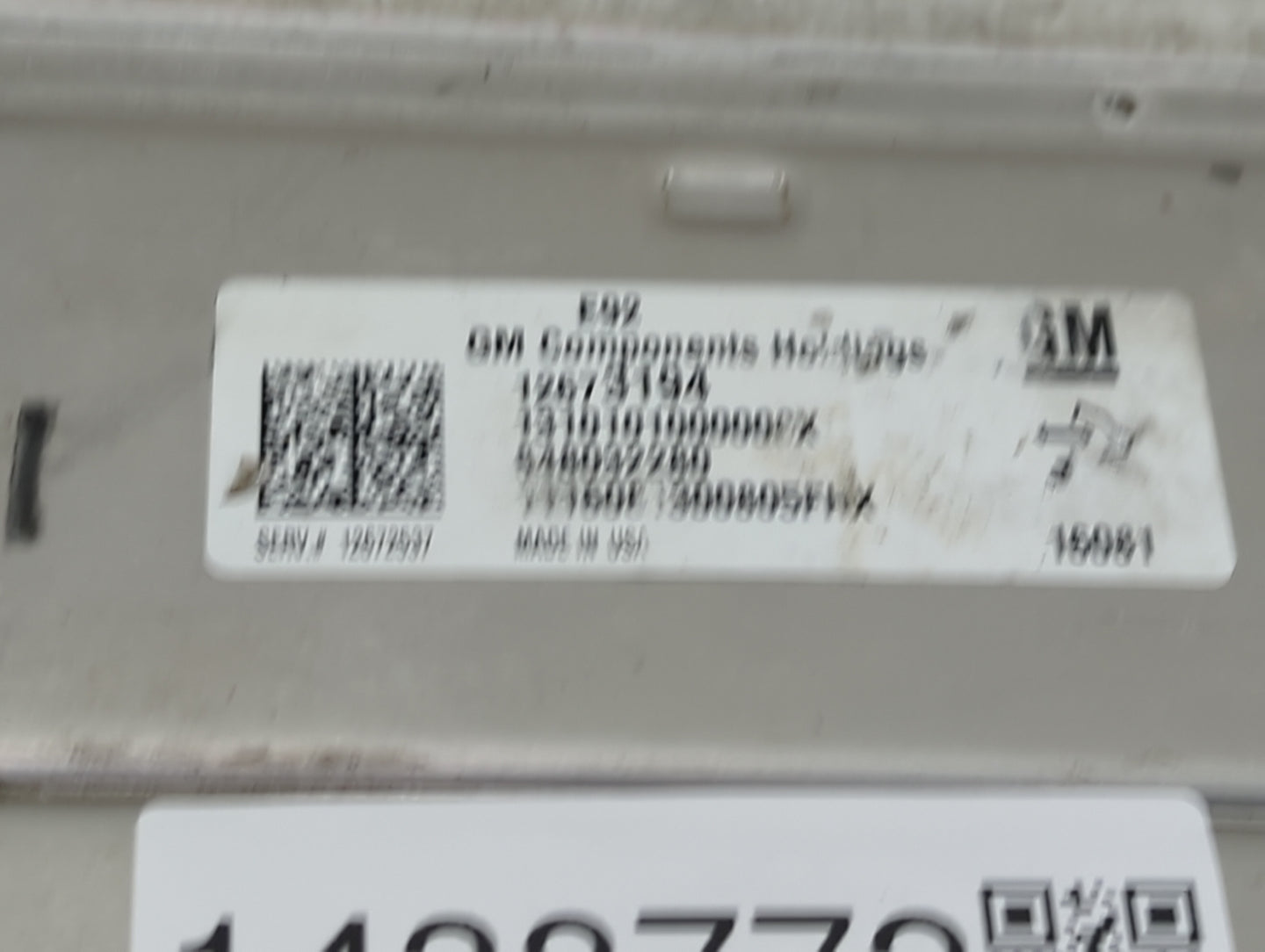 2015-2016 Cadillac Escalade PCM Engine Control Computer ECU ECM PCU OEM P/N:12673194 12672537 Fits Fits 2014 2015 2016 OEM U