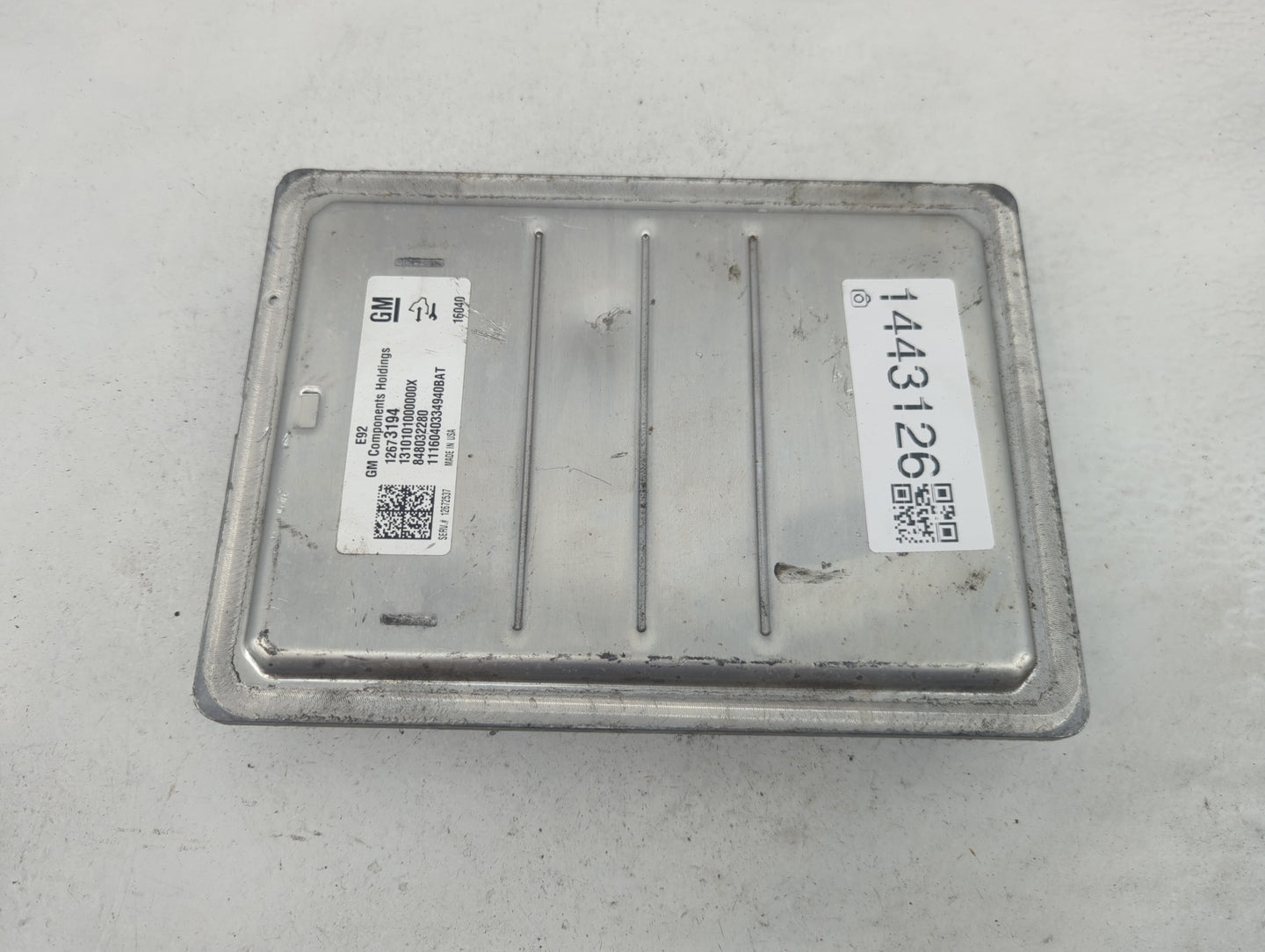 2015-2016 Cadillac Escalade PCM Engine Control Computer ECU ECM PCU OEM P/N:12673194 Fits Fits 2014 2015 2016 OEM Used Auto 