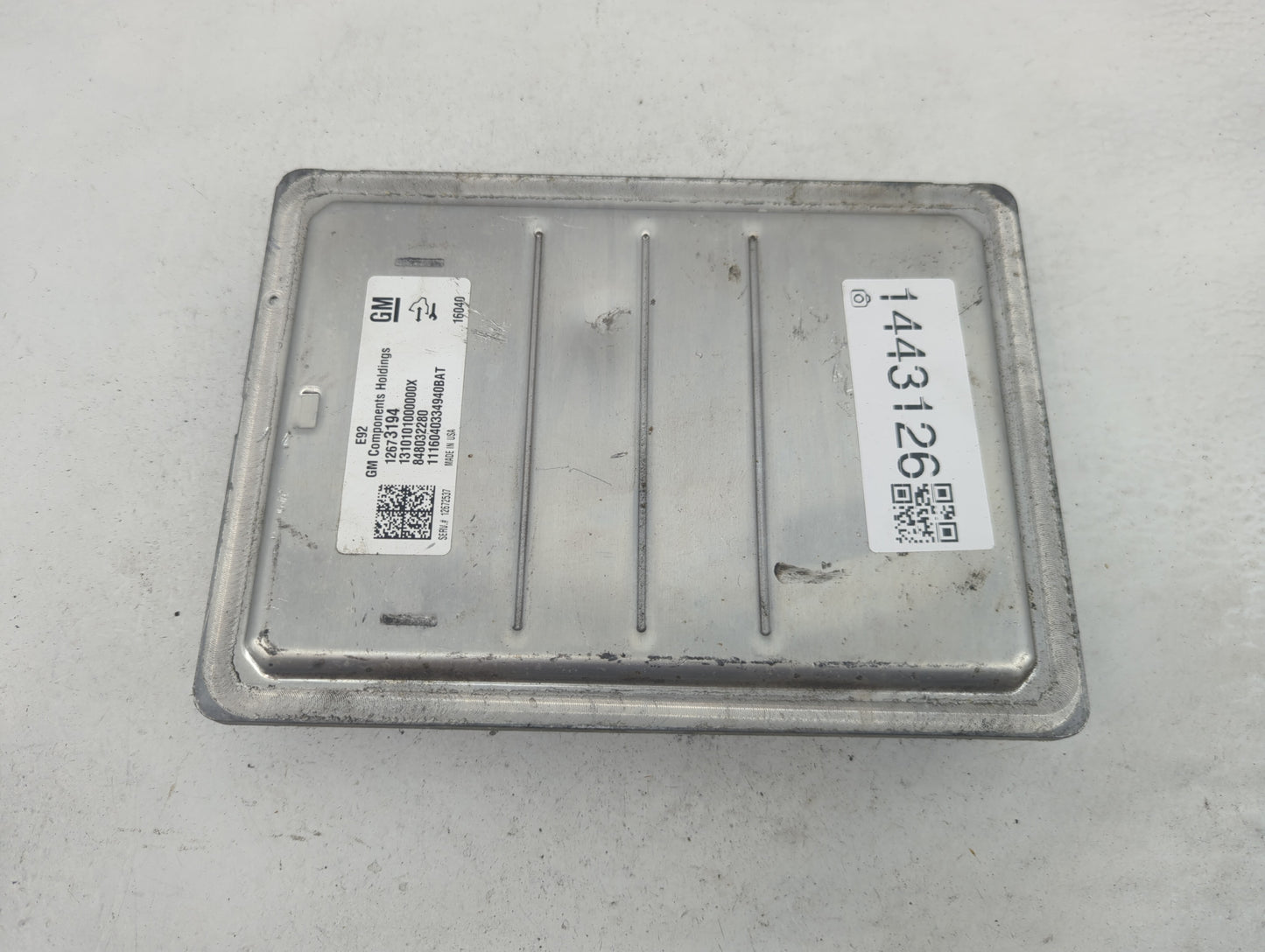 2015-2016 Cadillac Escalade PCM Engine Control Computer ECU ECM PCU OEM P/N:12673194 Fits Fits 2014 2015 2016 OEM Used Auto 