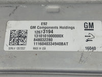 2015-2016 Cadillac Escalade PCM Engine Control Computer ECU ECM PCU OEM P/N:12673194 Fits Fits 2014 2015 2016 OEM Used Auto 