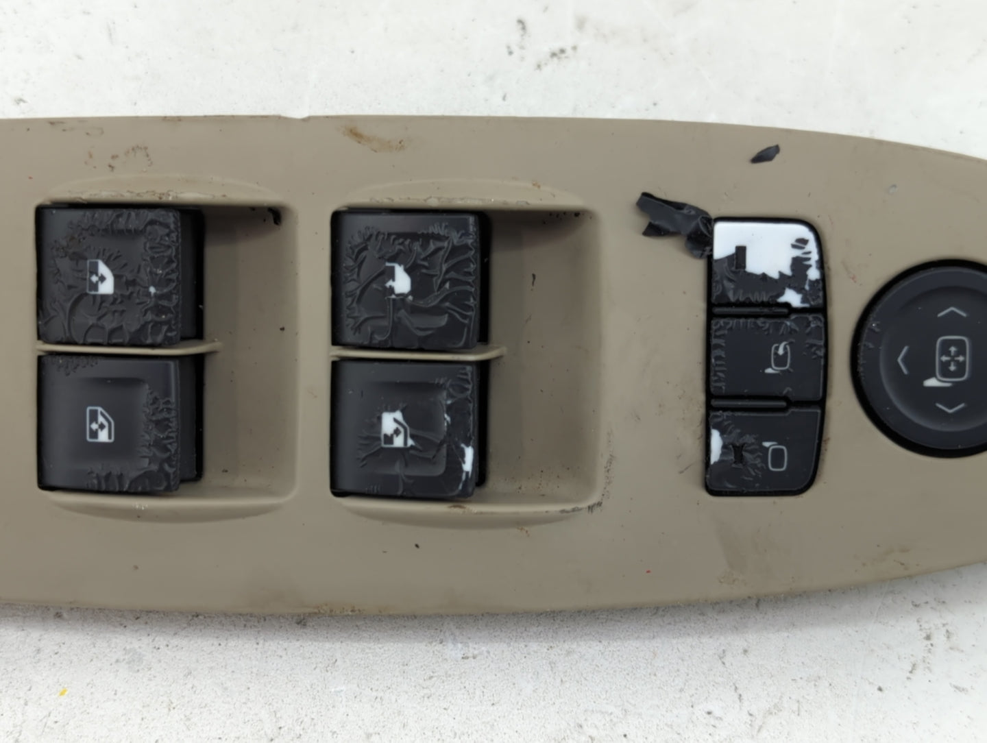 2015-2020 Cadillac Escalade Esv Master Power Window Switch Replacement Driver Side Left P/N:B067EA09 23427093 Fits OEM Used 