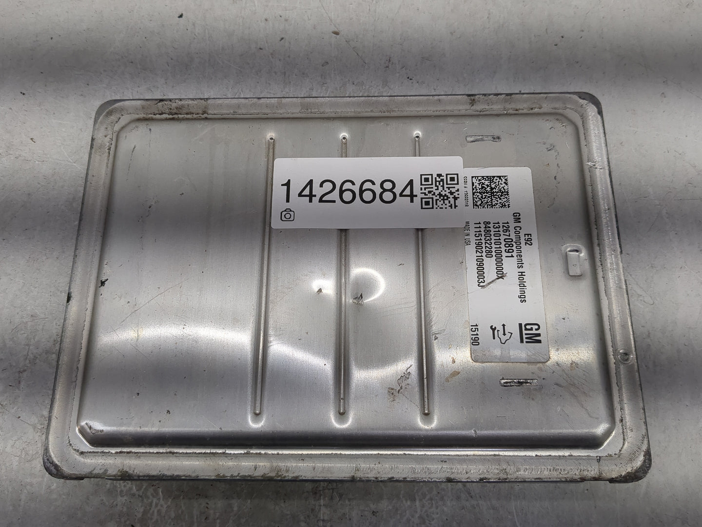 2015-2016 Cadillac Escalade Esv PCM Engine Control Computer ECU ECM PCU OEM P/N:12670891 Fits Fits 2014 2015 2016 OEM Used A