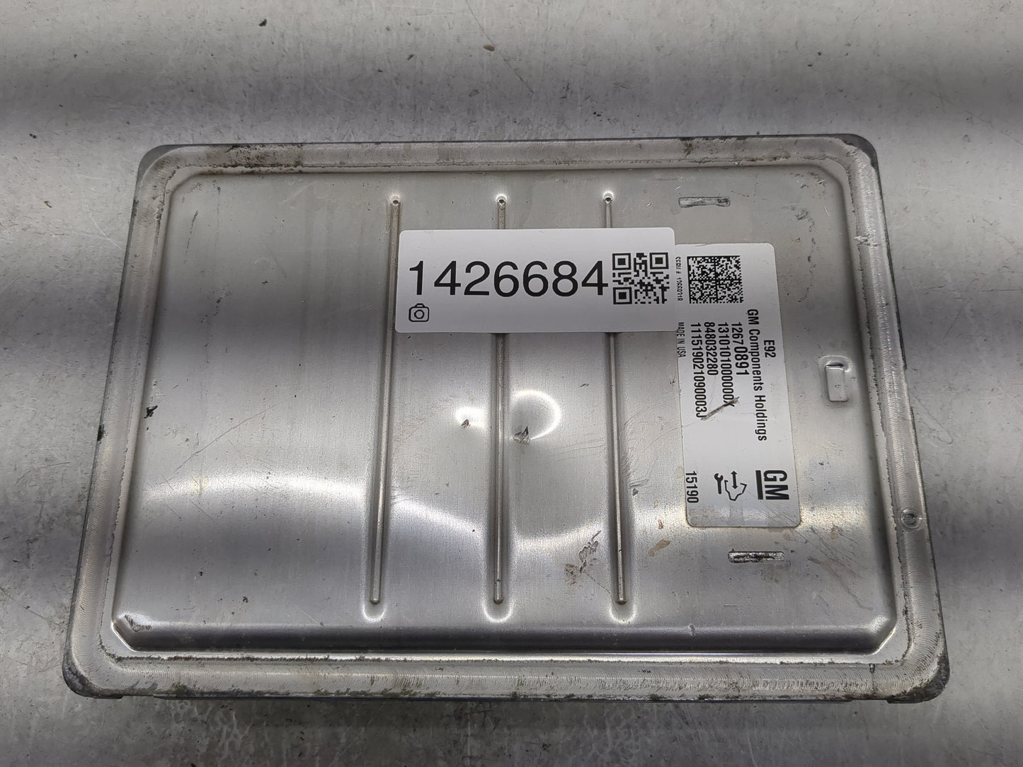 2015-2016 Cadillac Escalade Esv PCM Engine Control Computer ECU ECM PCU OEM P/N:12670891 Fits Fits 2014 2015 2016 OEM Used A
