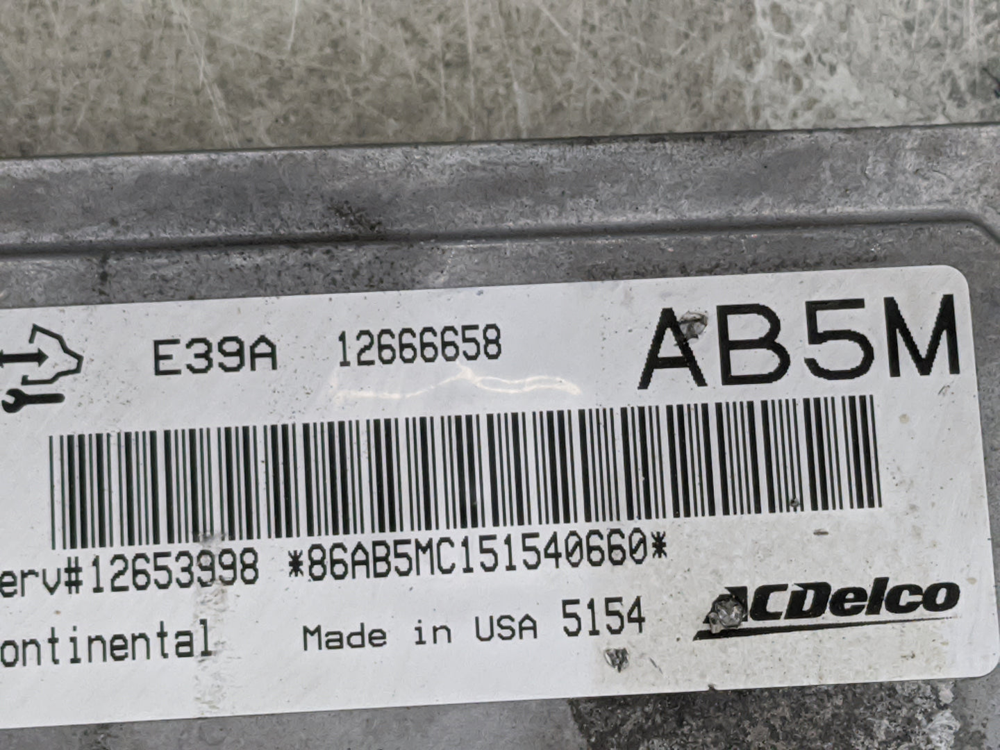 2013-2016 Cadillac Srx PCM Engine Control Computer ECU ECM PCU OEM P/N:12666658 12653998, E39A, AB5M Fits Fits 2013 2014 201