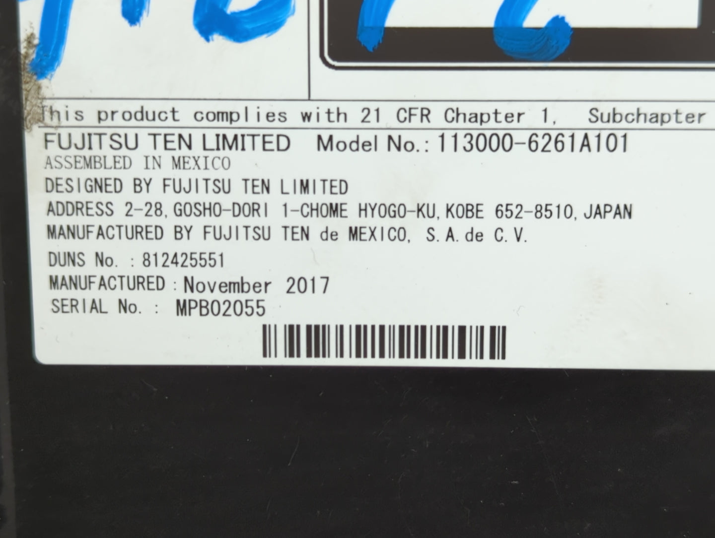 2016-2016 Cadillac Srx Am Fm Cd Player Radio Receiver - Oemusedautoparts1.com