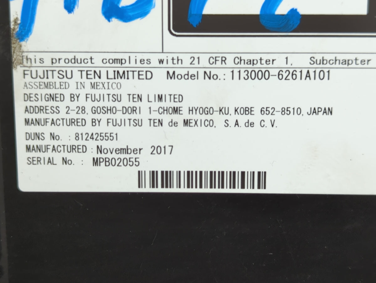 2016-2016 Cadillac Srx Am Fm Cd Player Radio Receiver 521835 - Oemusedautoparts1.com