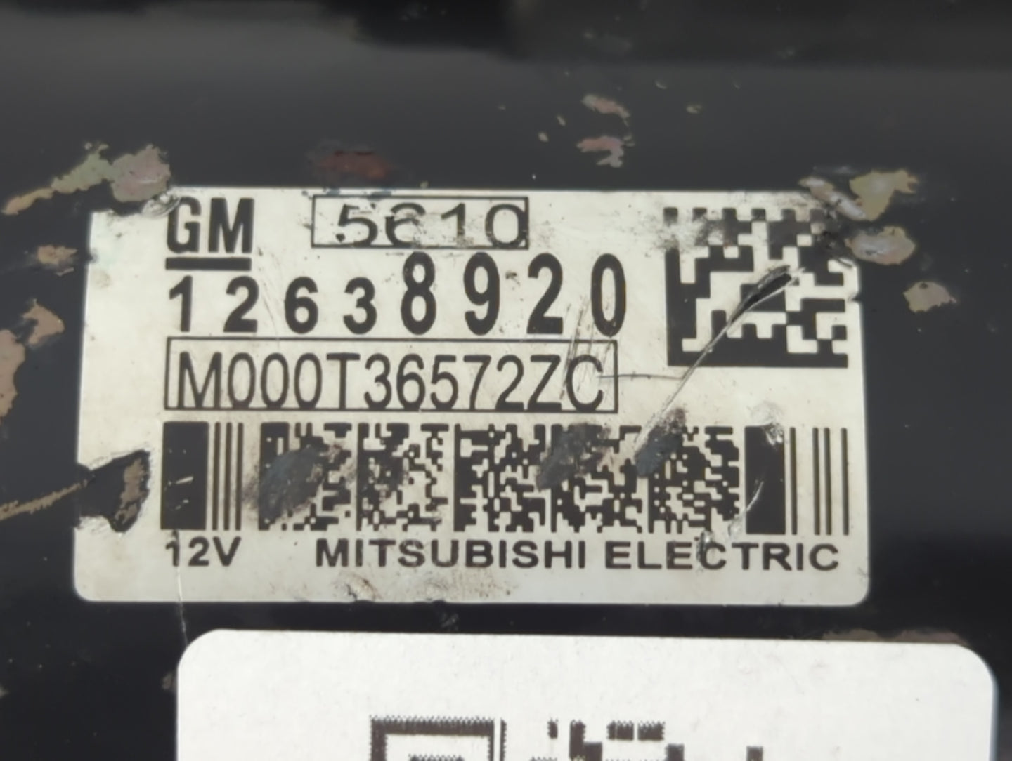 2010-2016 Cadillac Srx Car Starter Motor Solenoid OEM P/N:M000T36572ZC 12638920 Fits OEM Used Auto Parts - Oemusedautoparts1