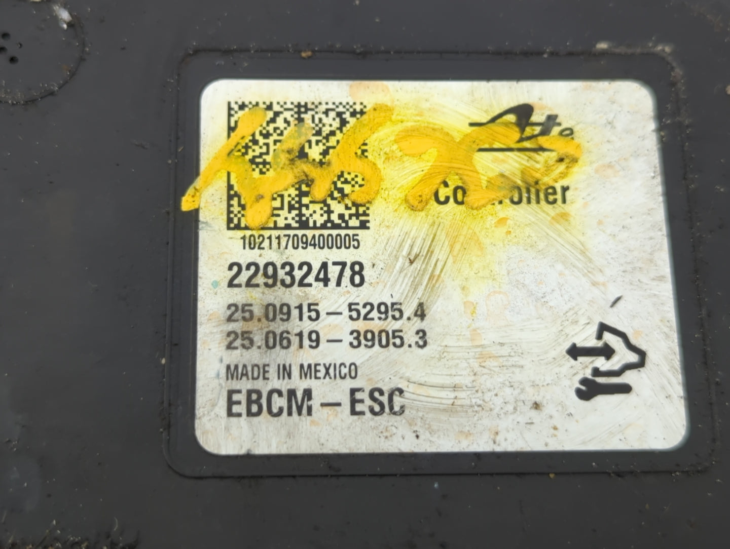 2016 Cadillac Xts ABS Pump Control Module Replacement P/N:22932478 23308257 Fits OEM Used Auto Parts - Oemusedautoparts1.com