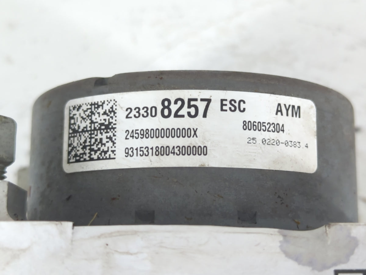 2016 Cadillac Xts Anti-Lock Brake ABS Pump Module Actuator OEM P/N:23308257 Fits OEM Used Auto Parts - Oemusedautoparts1.com