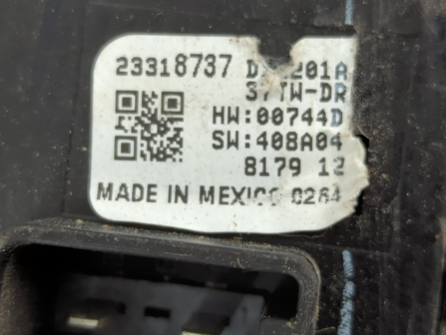 2016-2021 Chevrolet Camaro Master Power Window Switch Replacement Driver Side Left P/N:23318737 Fits OEM Used Auto Parts - O