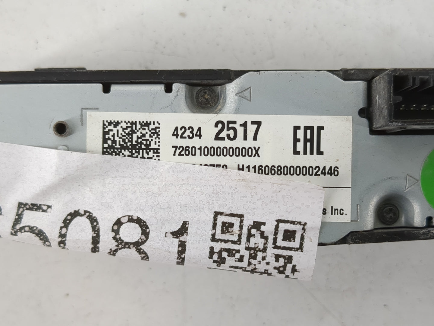 Chevrolet Camaro Radio Control Panel - Oemusedautoparts1.com