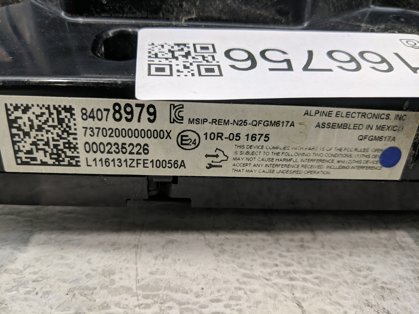 2016-2017 Chevrolet Camaro Climate Control Module Temperature AC/Heater Replacement P/N:84078979 Fits Fits 2016 2017 OEM Use