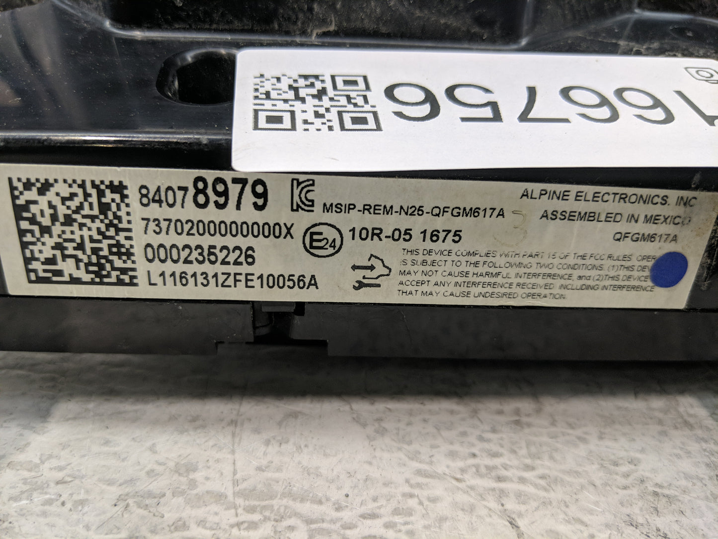 2016-2017 Chevrolet Camaro Climate Control Module Temperature AC/Heater Replacement P/N:84078979 Fits Fits 2016 2017 OEM Use