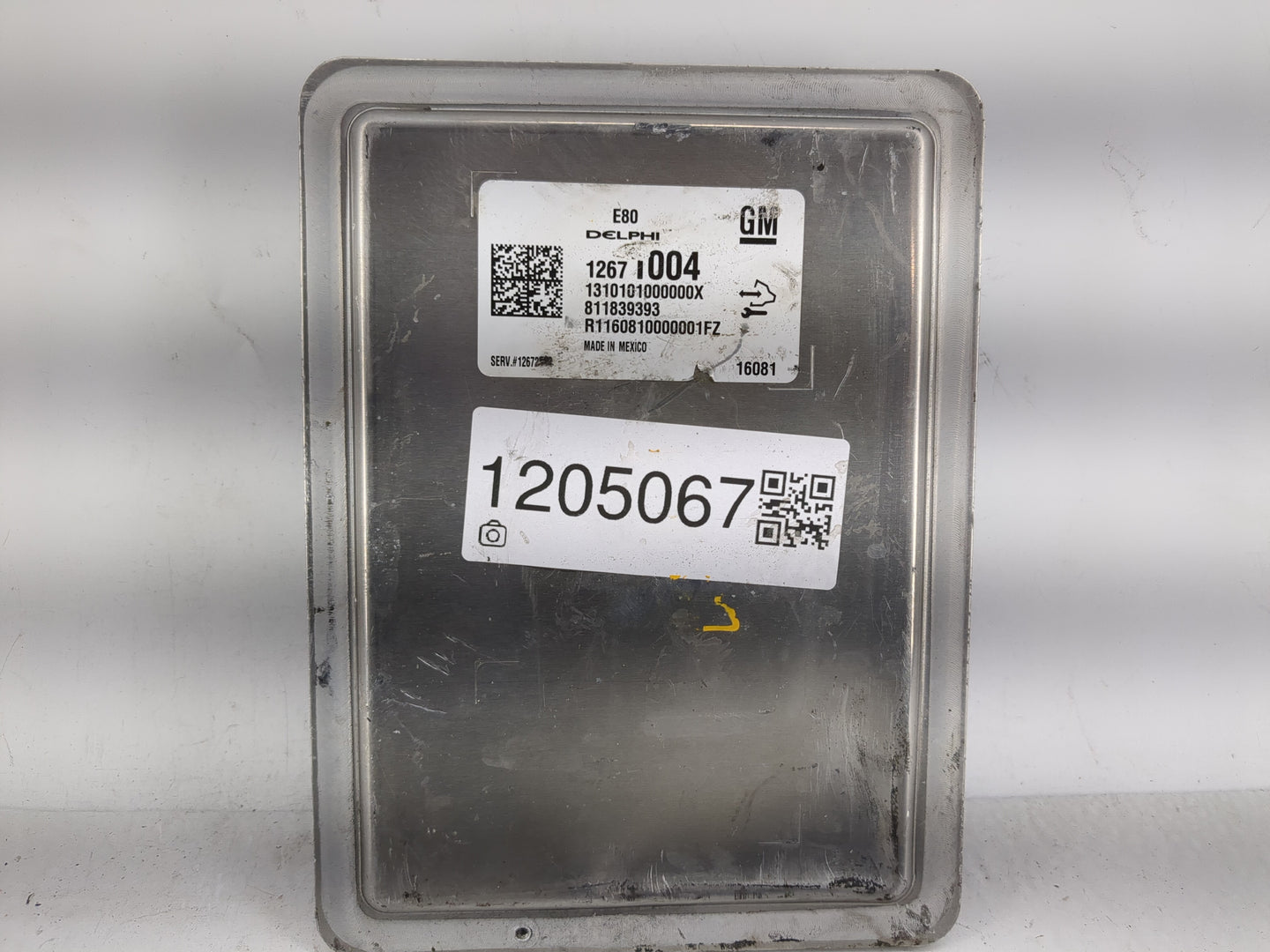 2016 Chevrolet Camaro PCM Engine Control Computer ECU ECM PCU OEM P/N:12671004 Fits Fits 2015 OEM Used Auto Parts - Oemuseda