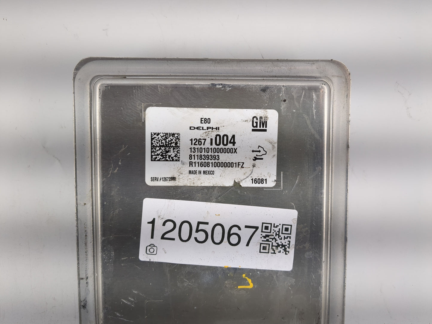 2016 Chevrolet Camaro PCM Engine Control Computer ECU ECM PCU OEM P/N:12671004 Fits Fits 2015 OEM Used Auto Parts - Oemuseda