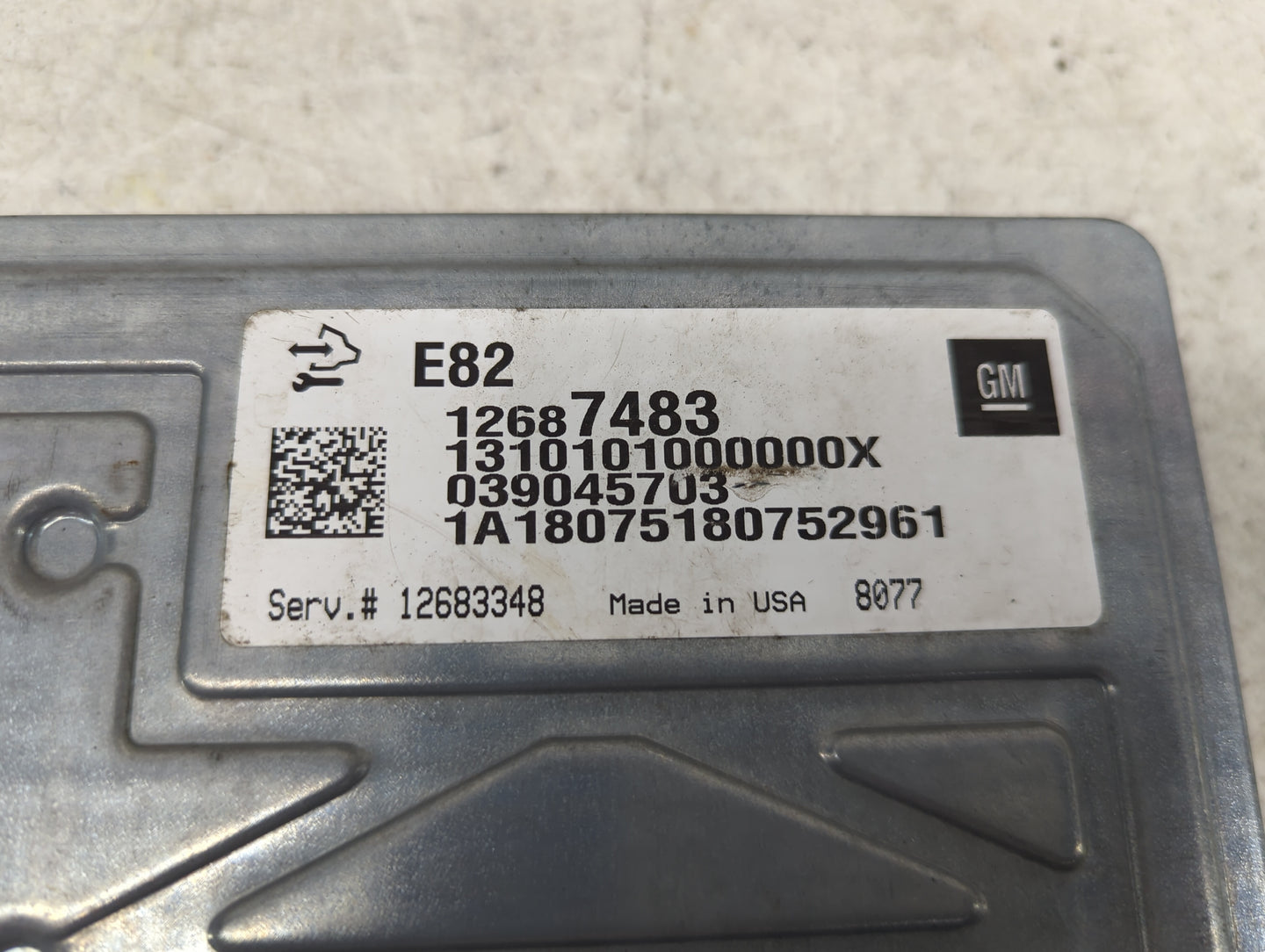 2016 Chevrolet Camaro PCM Engine Control Computer ECU ECM PCU OEM P/N:12687483 Fits Fits 2014 2015 OEM Used Auto Parts - Oem