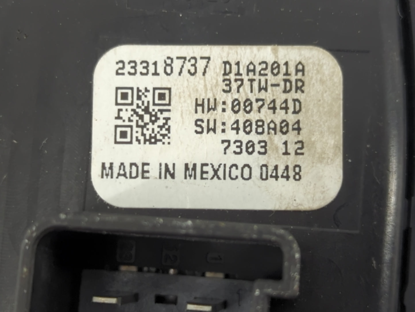 2016-2021 Chevrolet Camaro Master Power Window Switch Replacement Driver Side Left P/N:23318737 D1A201A Fits OEM Used Auto P