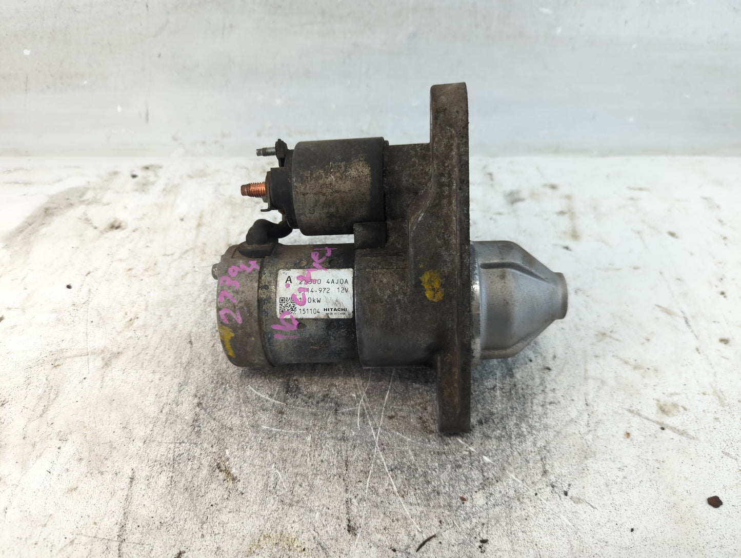 2015-2018 Chevrolet City Express Car Starter Motor Solenoid OEM P/N:23300 4AJ0A Fits Fits 2015 2016 2017 2018 OEM Used Auto 