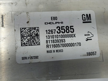2015-2016 Chevrolet Colorado PCM Engine Control Computer ECU ECM PCU OEM P/N:12673585 Fits Fits 2015 2016 OEM Used Auto Parts