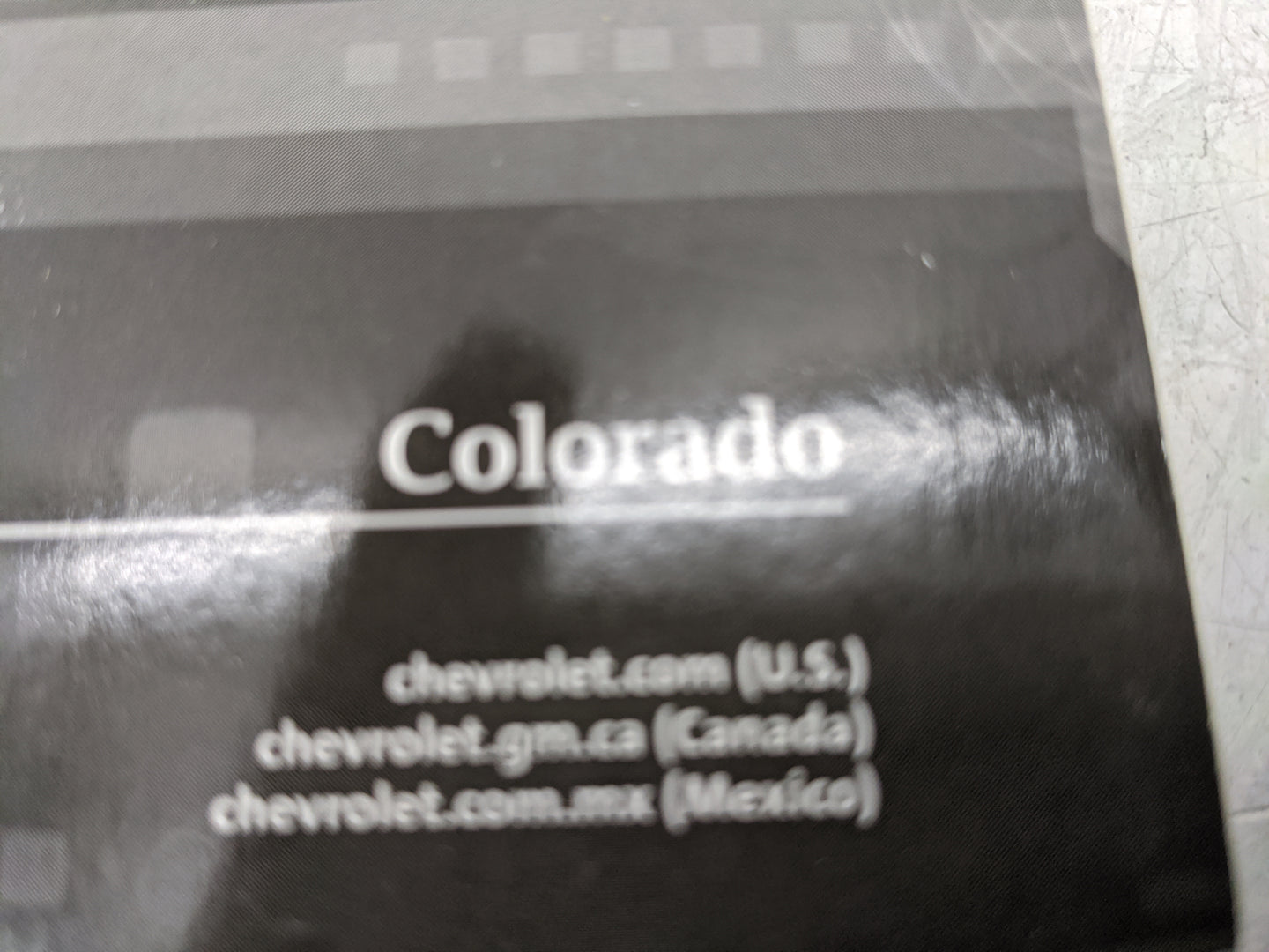 2016 Chevrolet Colorado Owners Manual Book Guide OEM Used Auto Parts - Oemusedautoparts1.com